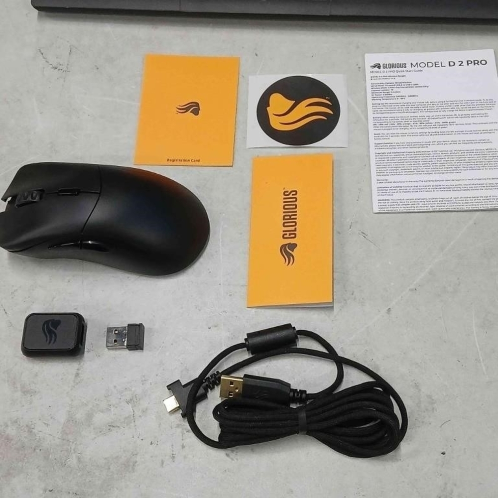 Glorious Model D 2 PRO Wireless Gaming Mouse - Black